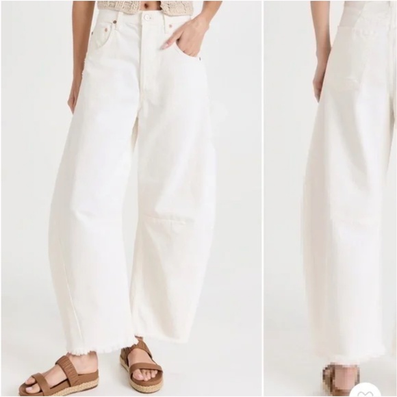 Citizens of Humanity Horseshoe Wide-Leg Jeans size 25 in Jicama - Picture 1 of 14